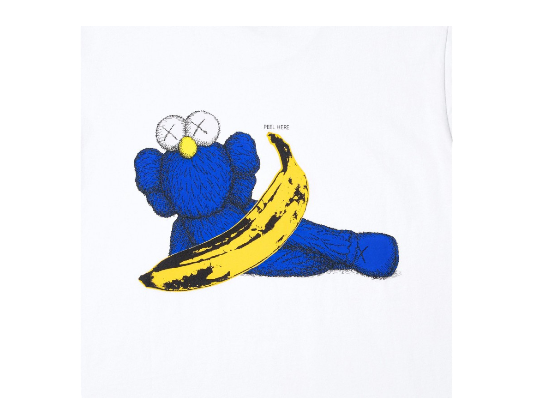 Tee Kaws Bleu Warhol