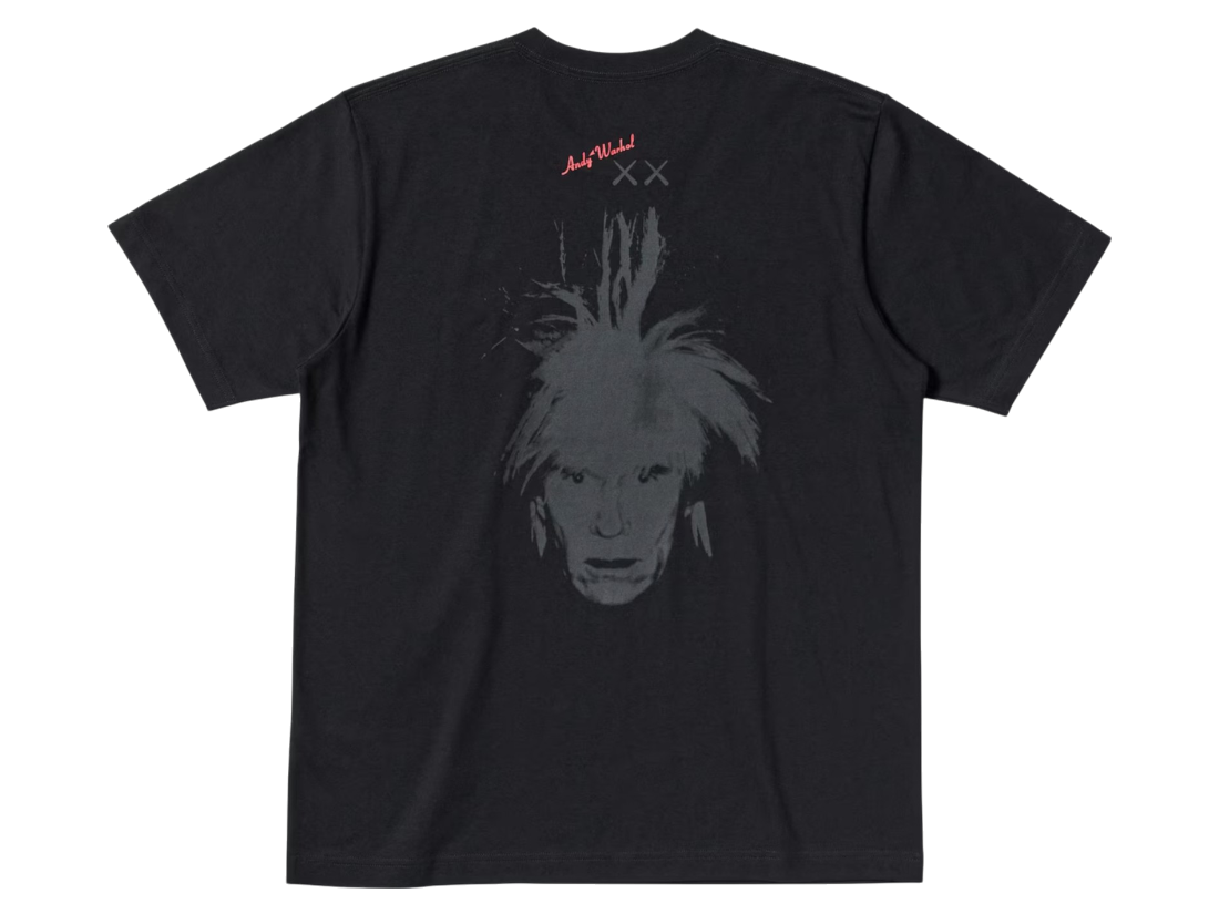T-shirt KAWS x Uniqlo Warhol UT Graphic Black