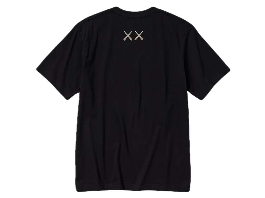 Uniqlo T-Shirt KAWS Black Graphic