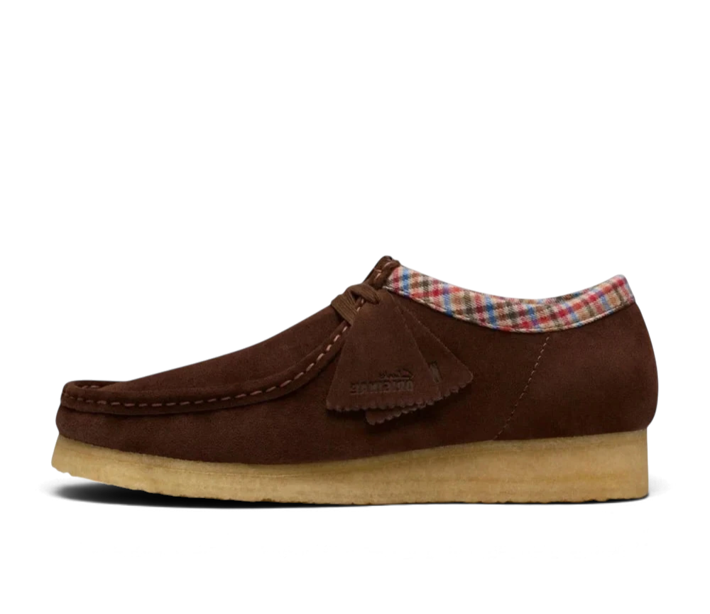 Clarks Wallabee Chocolate Combi