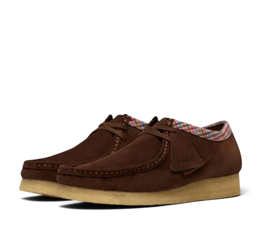 Clarks Wallabee Chocolate Combi