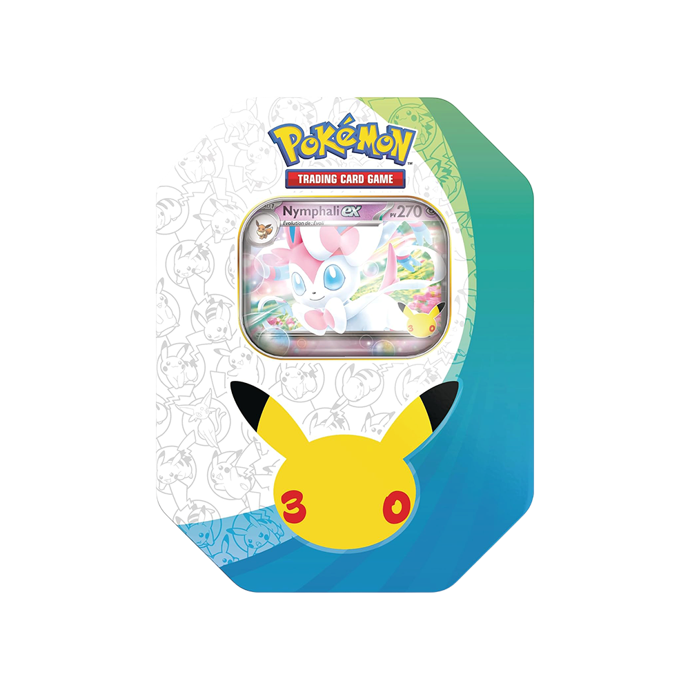Pokébox We Have It Nymphali-ex 30e Anniversaire avec carte promo brillante et boosters Pokémon JCC en français