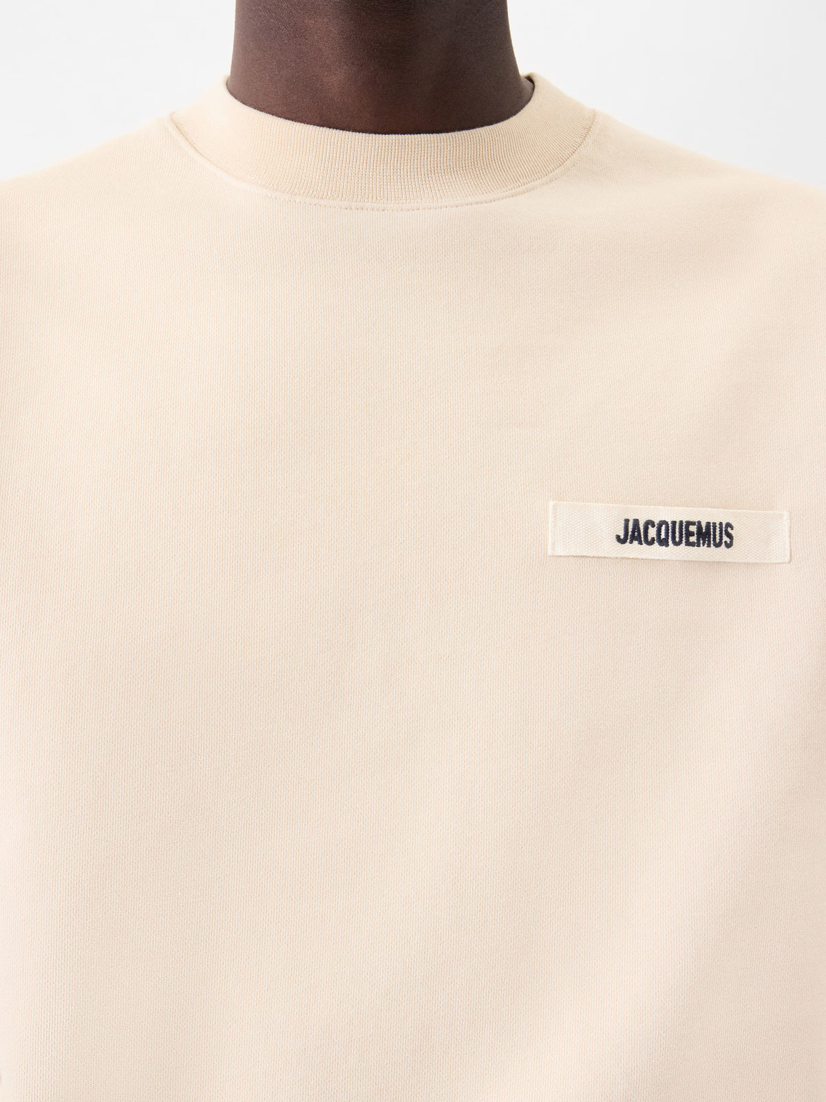 Le Sweatshirt Gros Grain – Jacquemus – Beige