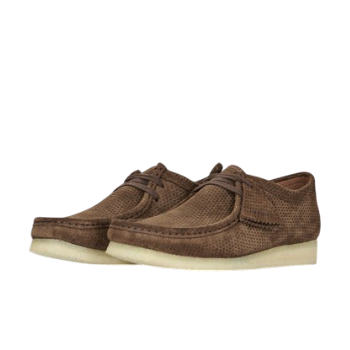 Clarks Wallabee Dark Taupe Combination