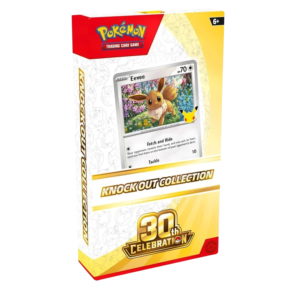 Coffret We Have It Pokémon Knock-Out 30 ans édition spéciale avec carte Evoli, neuf et scellé