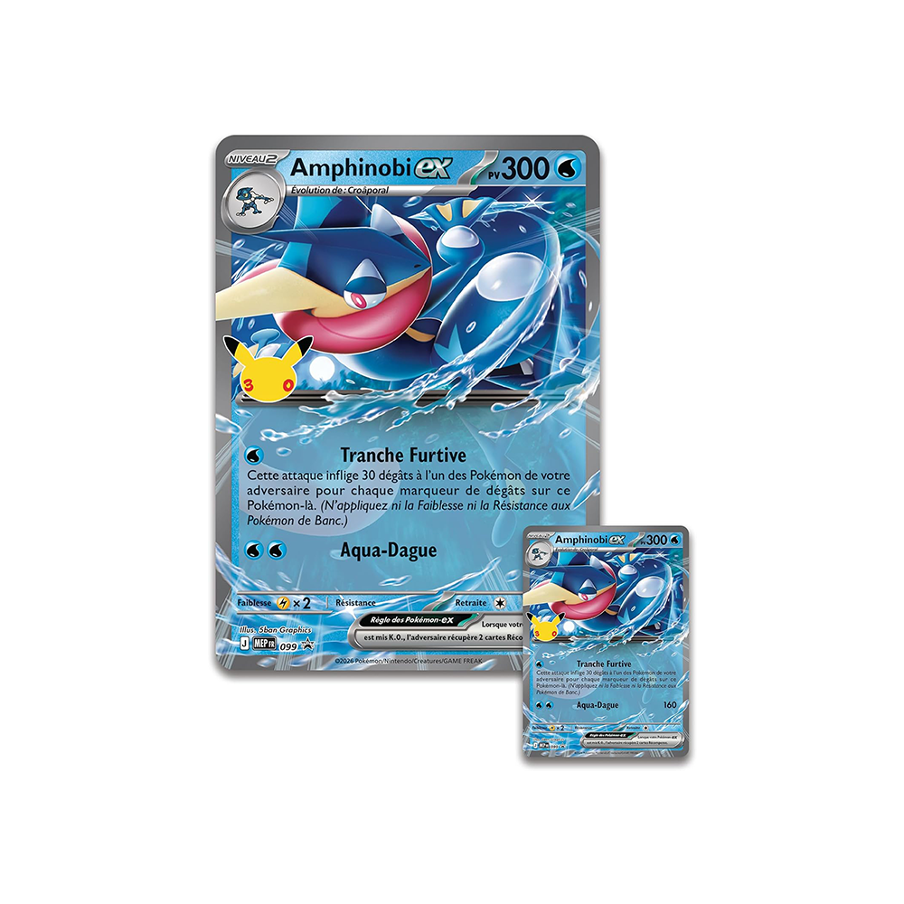 Pokémon – Coffret Amphinobi-ex 30e Anniversaire – FR