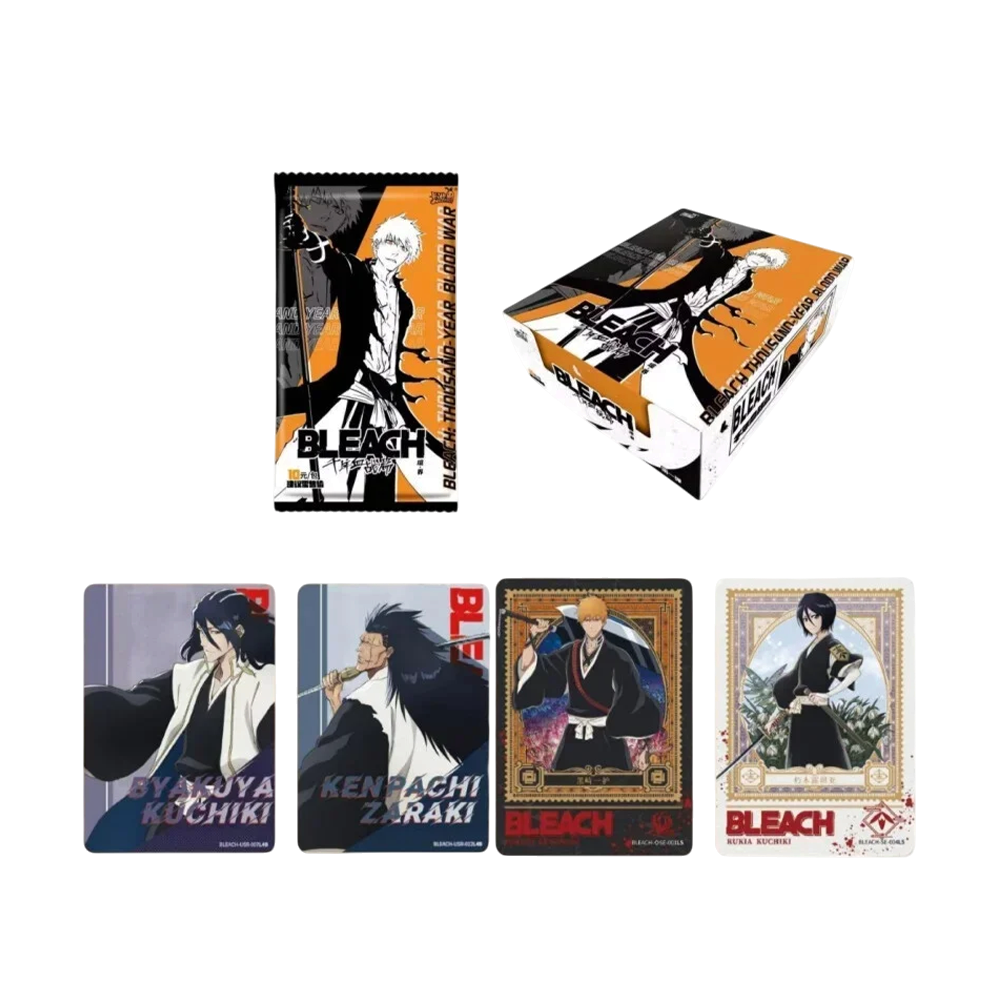 Display de cartes Bleach Kayou We Have It avec boosters et cartes de collection des personnages de l'anime