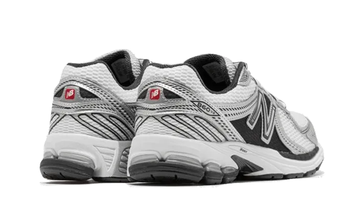 860 Black White Silver