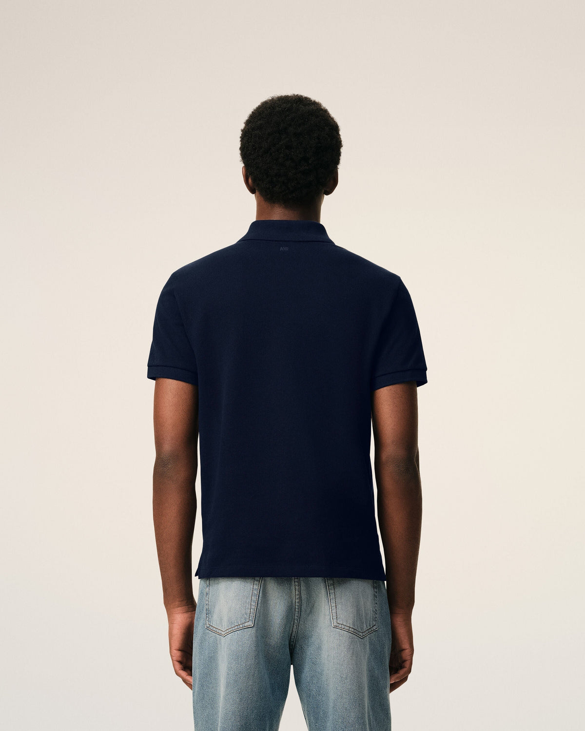 Polo Ami de Cœur Bleu Marine - Ami Paris