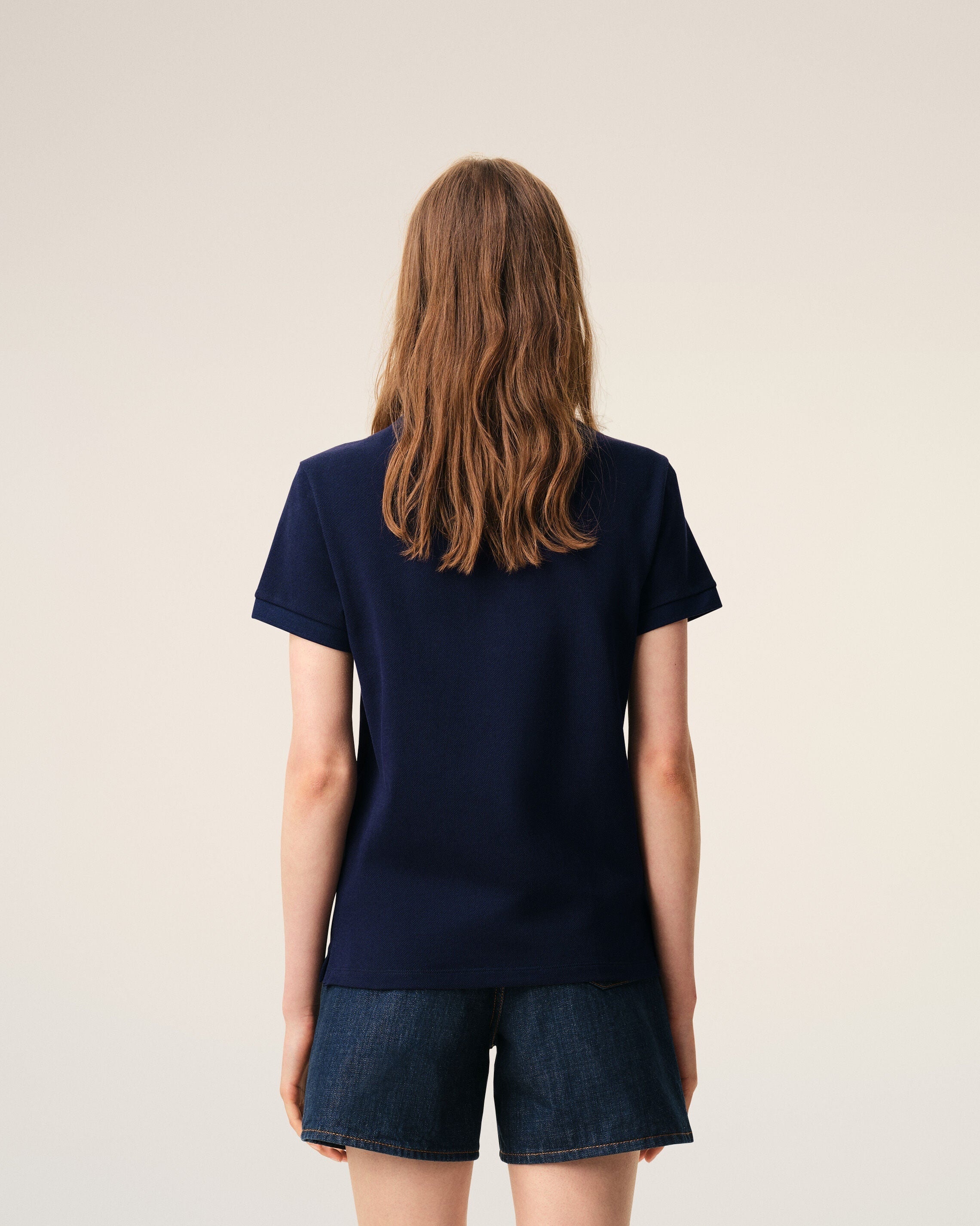 Polo Ami de Cœur Bleu Marine - Ami Paris
