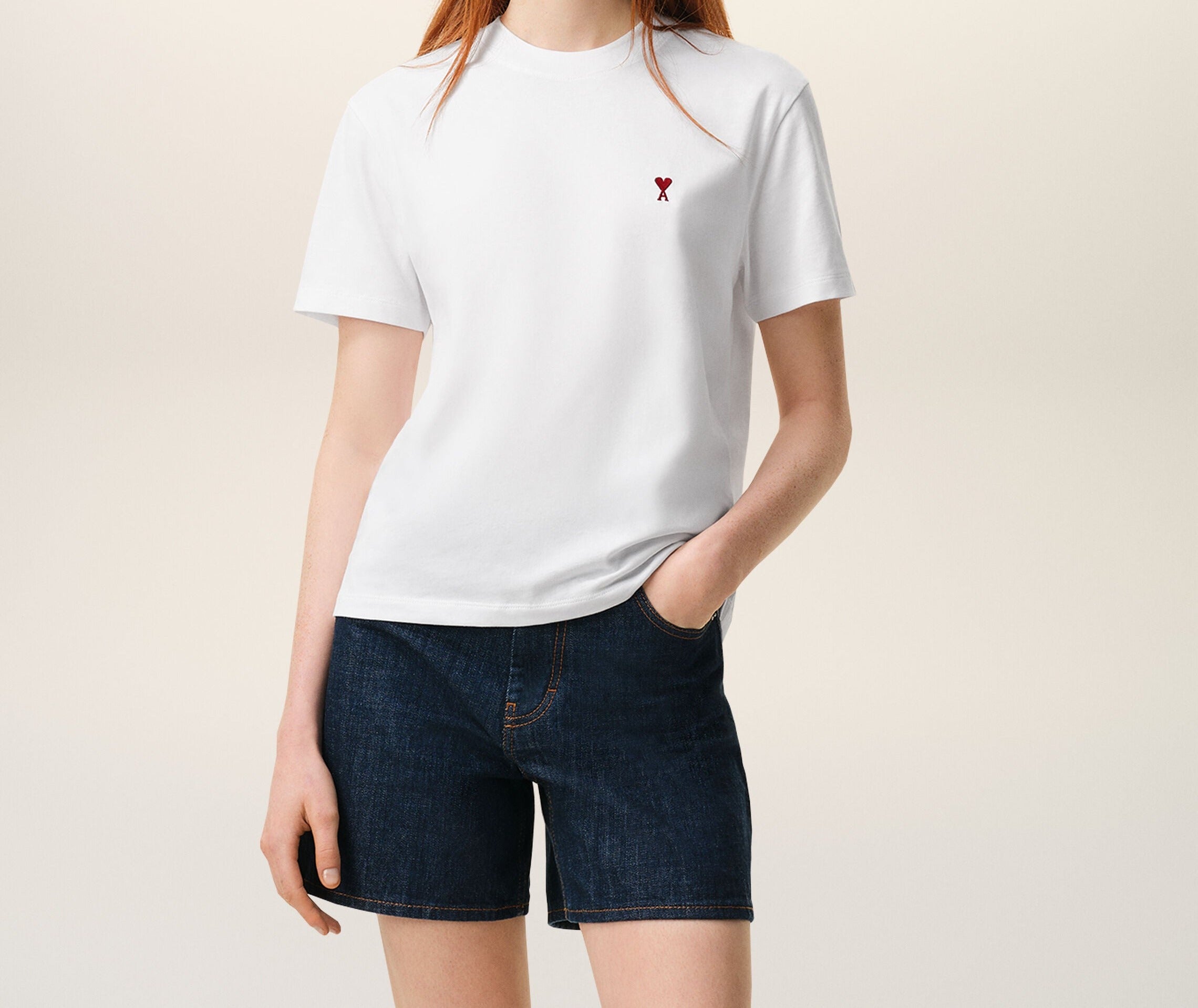 T-Shirt Ami de Cœur – Ami Paris – Blanc