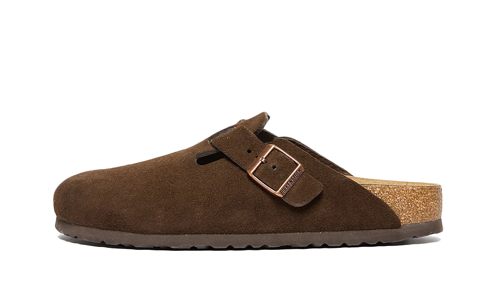 Birkenstock Boston Soft Footbed Suede Mocha