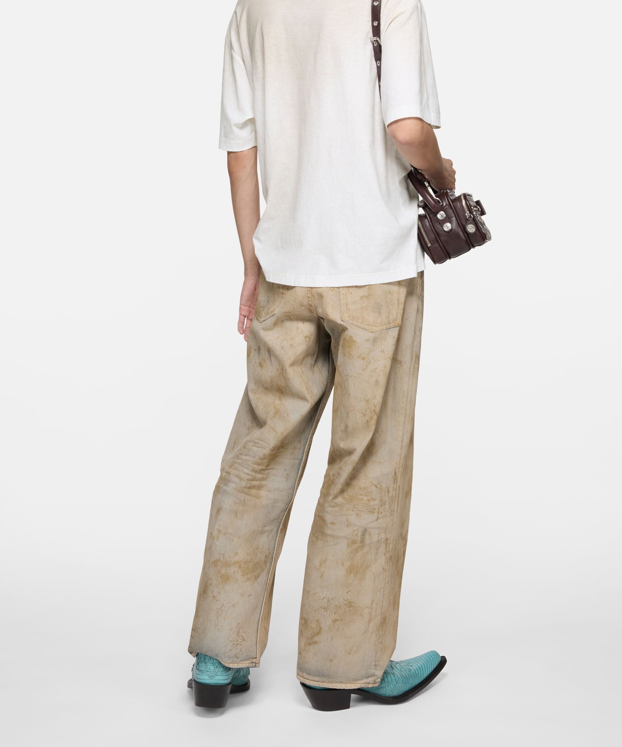 T-Shirt Sprayed Logo – Acne Studios – Blanc