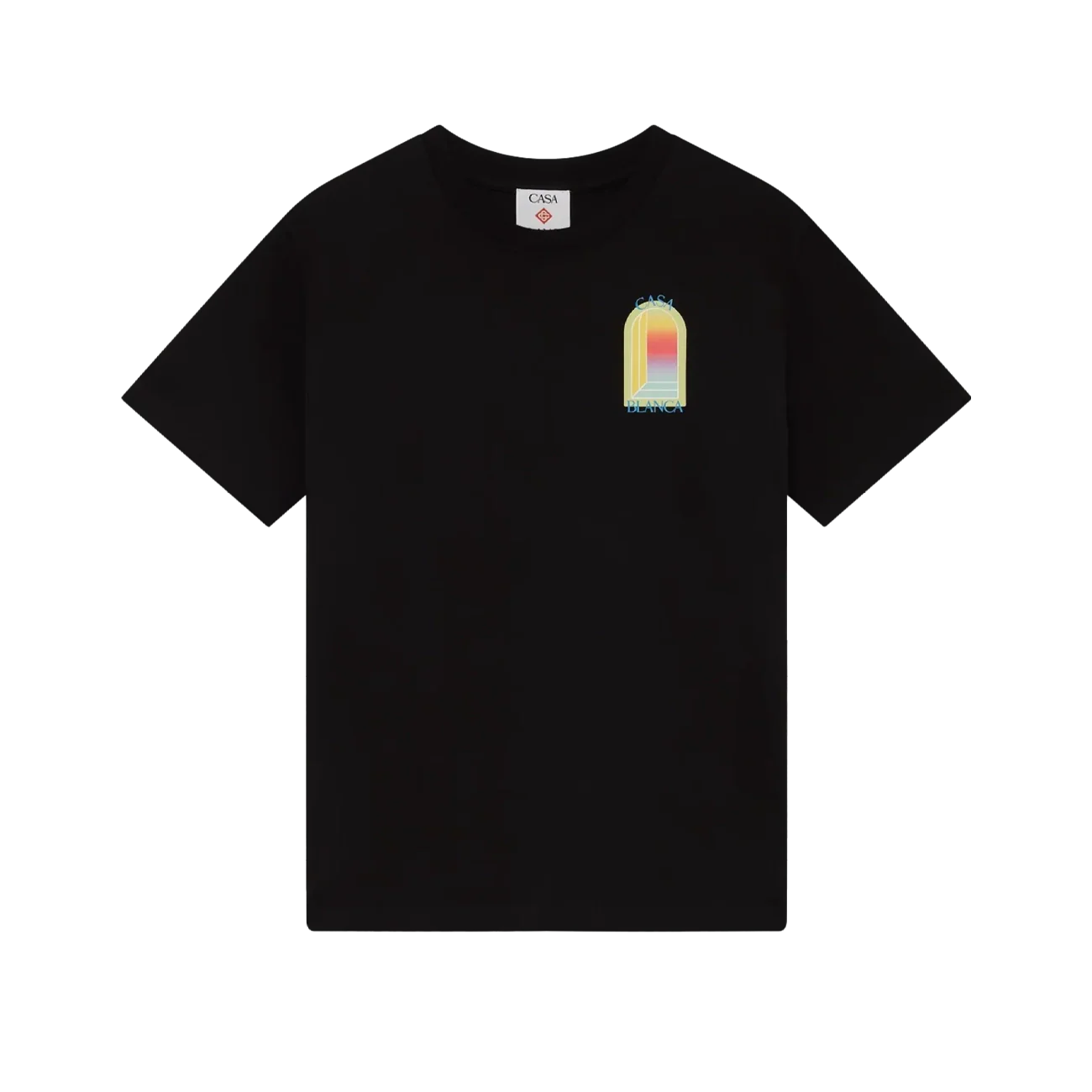T-shirt Casablanca L'Arche Colorée Noir