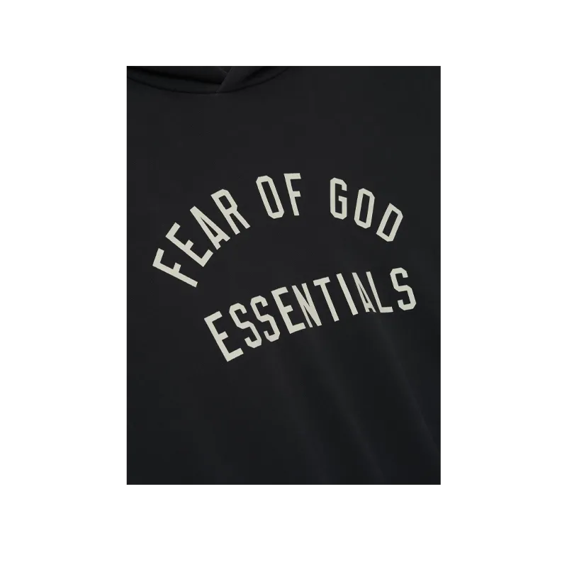 Fear of God Essentials 90s Fit Fleece Hoodie Black