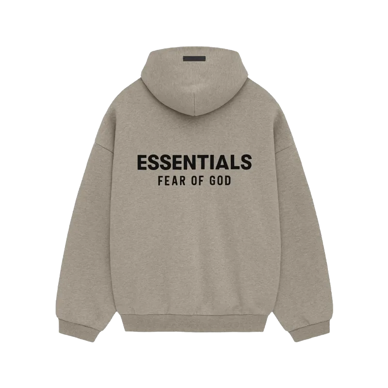 Fear of God Essentials Fleece Hoodie II Heather Grey (FW24)