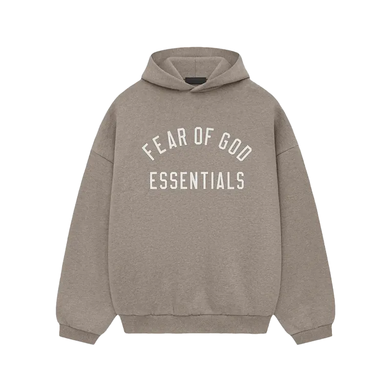 Fear of God Essentials I Fleece Hoodie Heather Grey (FW24)