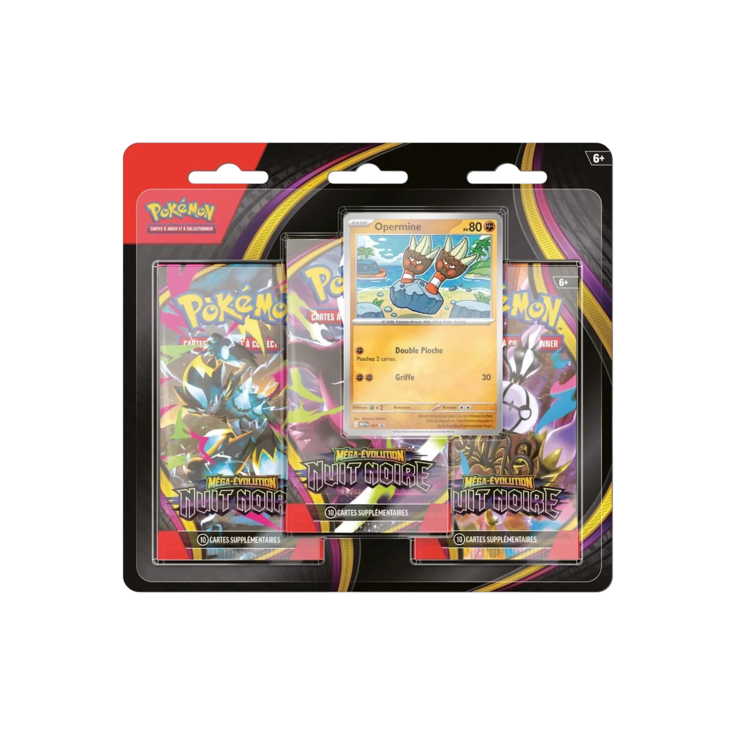 Pokémon Tripack ME5 – Nuit Noire - FR