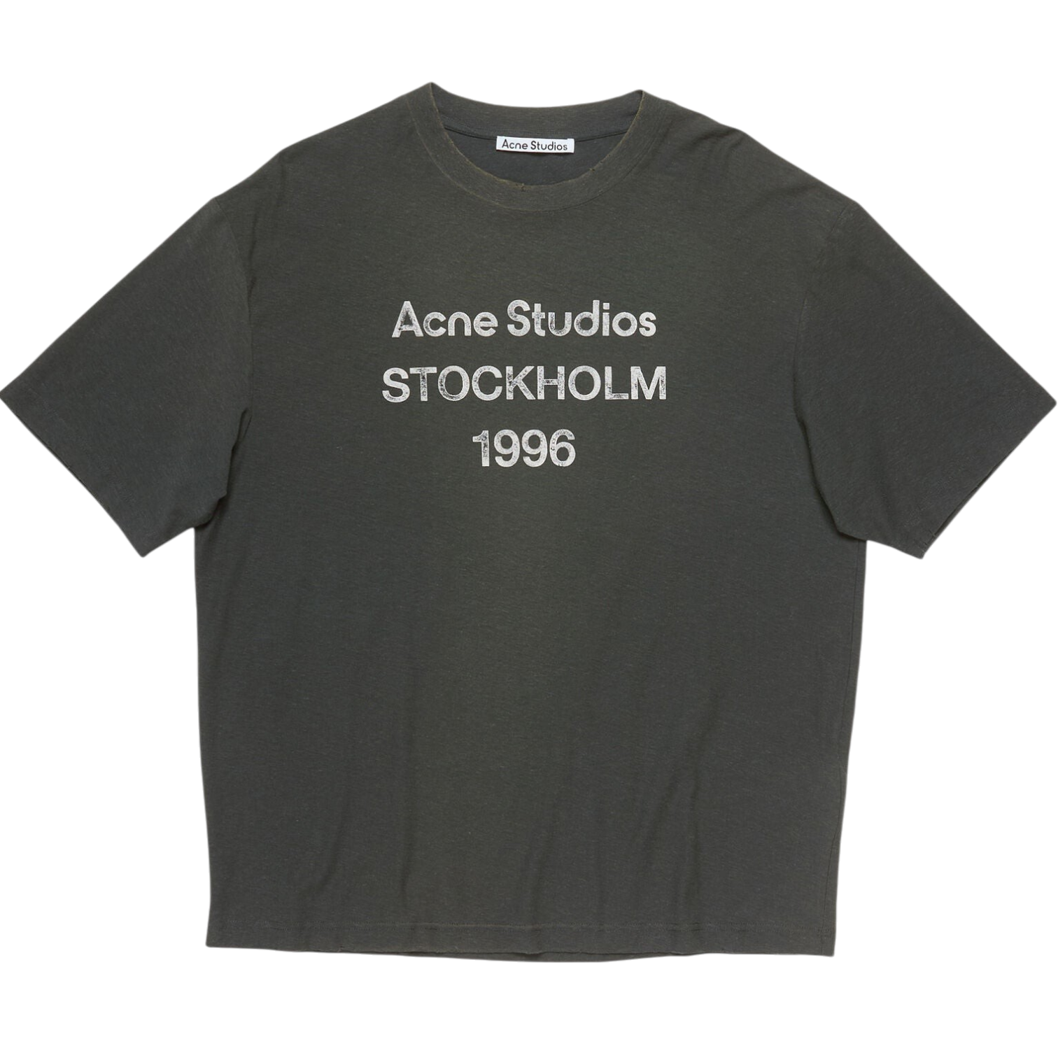 T-Shirt Sprayed Logo – Acne Studios – Noir