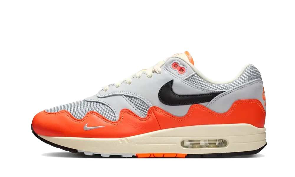 Air Max 1 Patta Waves Hyper Crimson Pure Platinum