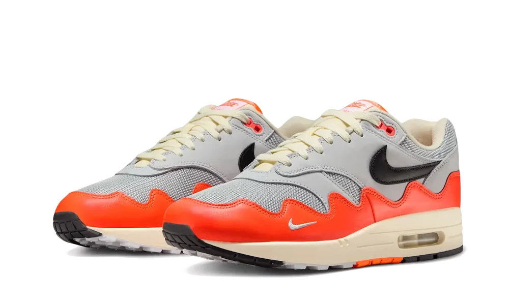 Air Max 1 Patta Waves Hyper Crimson Pure Platinum