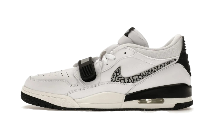 Air Jordan Legacy 312 Low White Black Elephant Swoosh