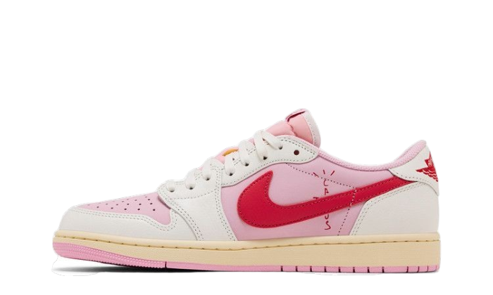 Air Jordan 1 Retro Low OG SP Travis Scott Sail Tropical Pink