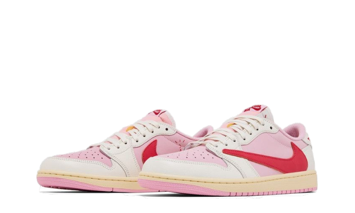 Air Jordan 1 Retro Low OG SP Travis Scott Sail Tropical Pink