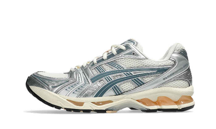Gel-Kayano 14 Birch Pure Silver Teal Gold