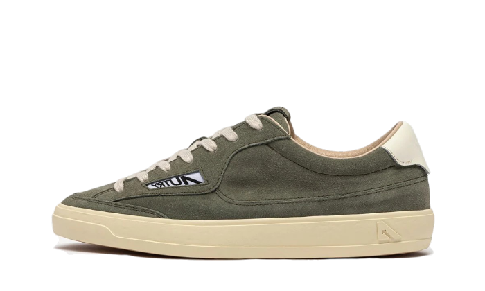 AUTRY WINDSCAPE LOW EN DAIM SMOKED GREEN ET MARSHMALLOW