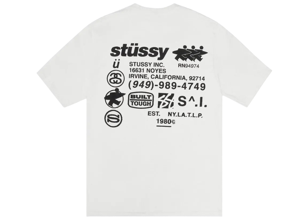 Stussy Pigment Dyed DNA Tee 'Natural'