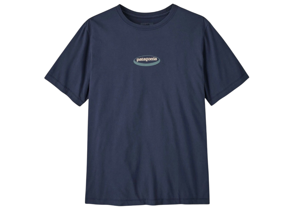 T-shirt Patagonia Men’s ’95 Oval Logo T-Shirt Coupe Regular Logo Print Coton Bio Homme