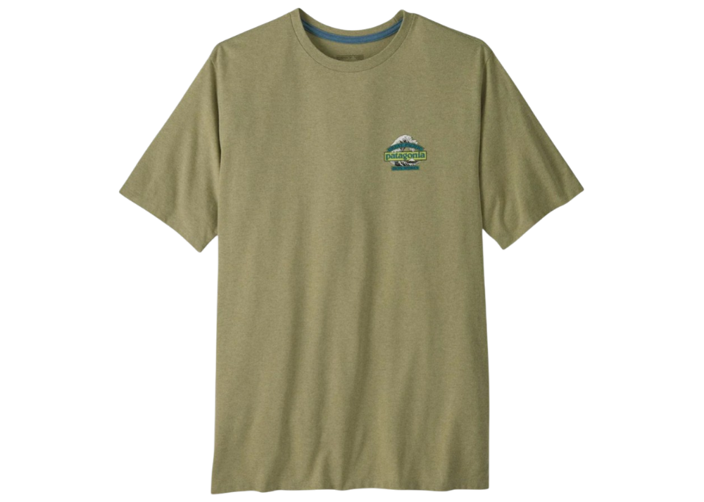 T-shirt Patagonia Men’s Great Waves Responsibili-Tee Coupe Regular Vert