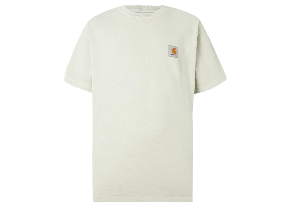 T-shirt Carhartt WIP S/S Vista Bleu Clair Garment Dyed Coupe Loose Homme