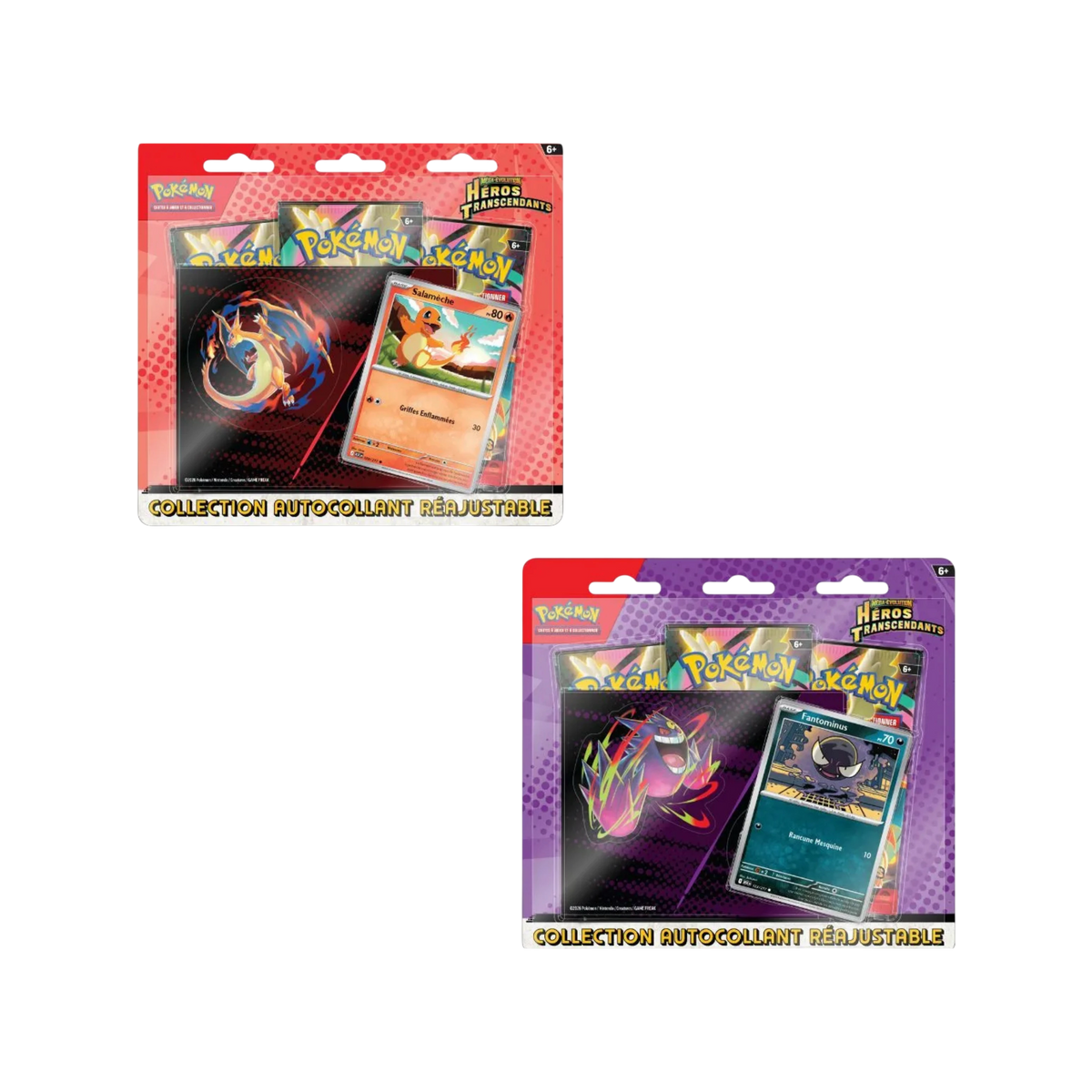 Tripack We Have It Pokémon Héros Transcendants ME2.5 avec boosters, carte promo brillante et autocollants