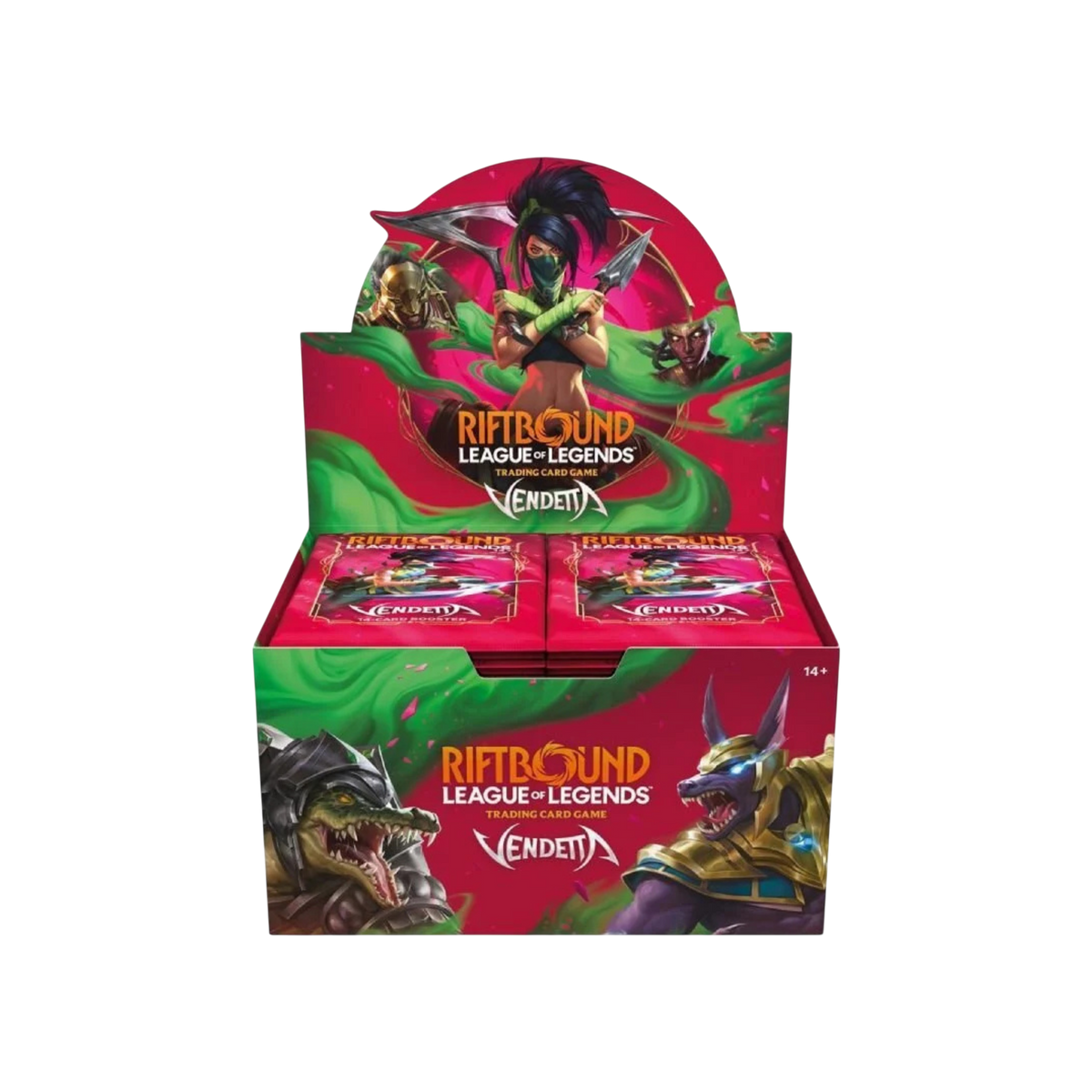 Display We Have It Riftbound Vendetta contenant 24 boosters de cartes League of Legends en français