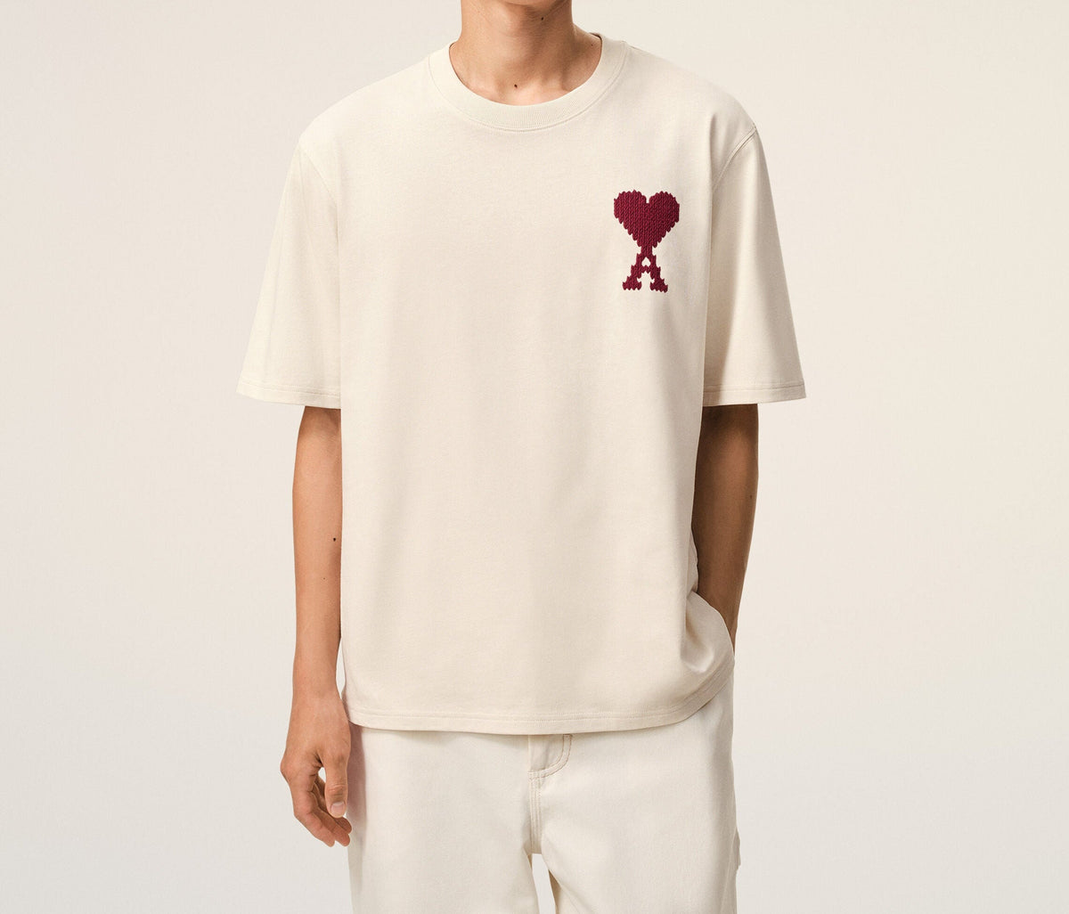 T-Shirt Ami de Cœur Wild Spark – Ami Paris – Blanc