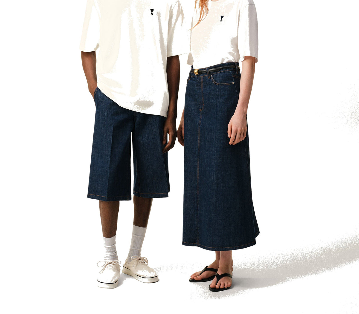 T-Shirt Place Des Victoires – Ami Paris – Blanc