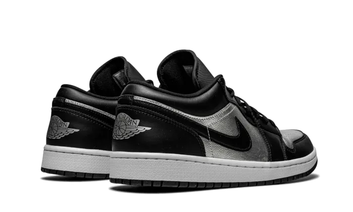 Air Jordan 1 Low SE Black Metallic Silver
