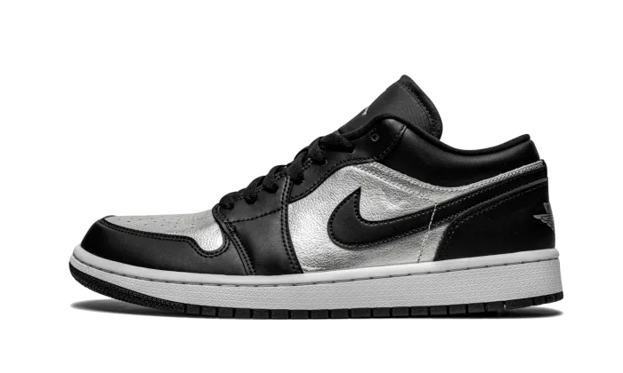 Air Jordan 1 Low SE Black Metallic Silver