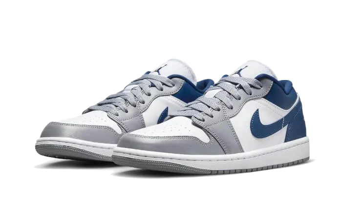Air Jordan 1 Low White Gray Blue