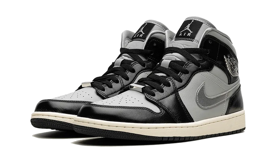 Air Jordan 1 Mid Black Chrome - FB9892-002