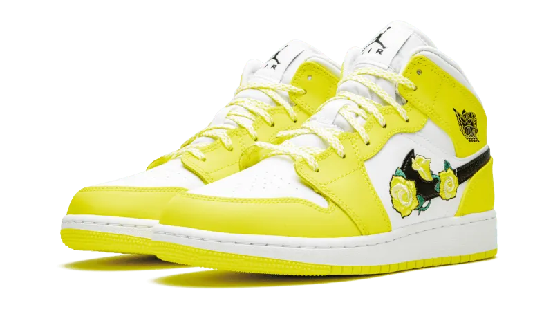 Air Jordan 1 Mid Dynamic Yellow