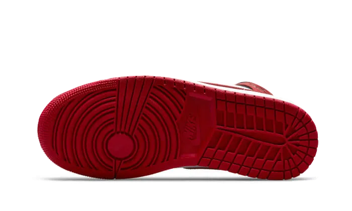 Air Jordan 1 Mid White Bred Toe