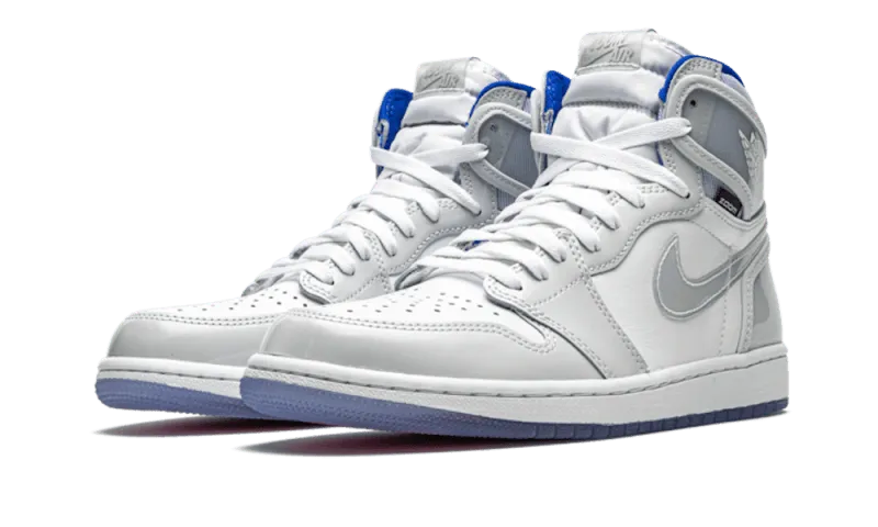 Air Jordan 1 Retro High Zoom White Racer Blue