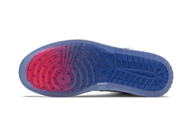 Air Jordan 1 Retro High Zoom White Racer Blue