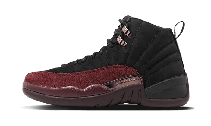 Air Jordan 12 Retro SP A Ma Maniére Black Burgundy Crush