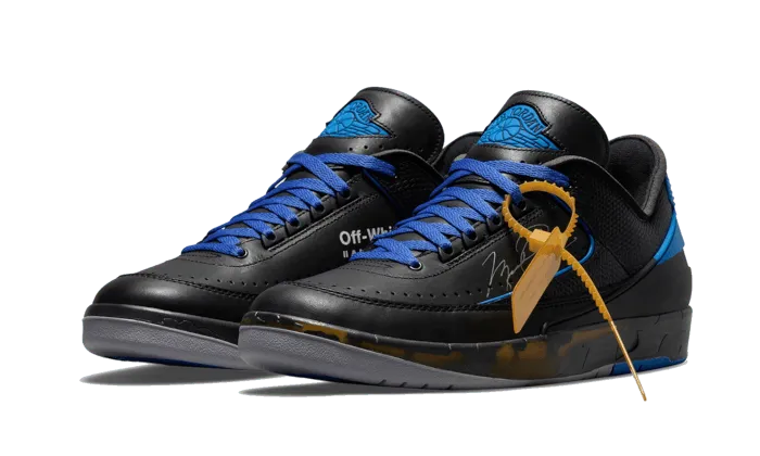 Air Jordan 2 Retro Low SP Off-White Black Blue