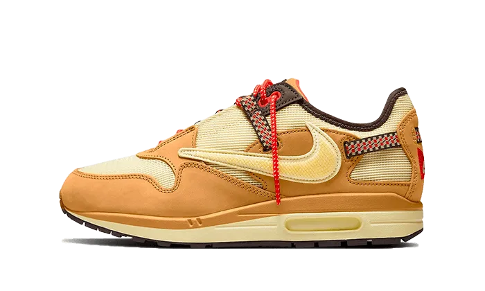 Air Max 1 Travis Scott Cactus Jack Wheat Lemon Drop - DO9392-701