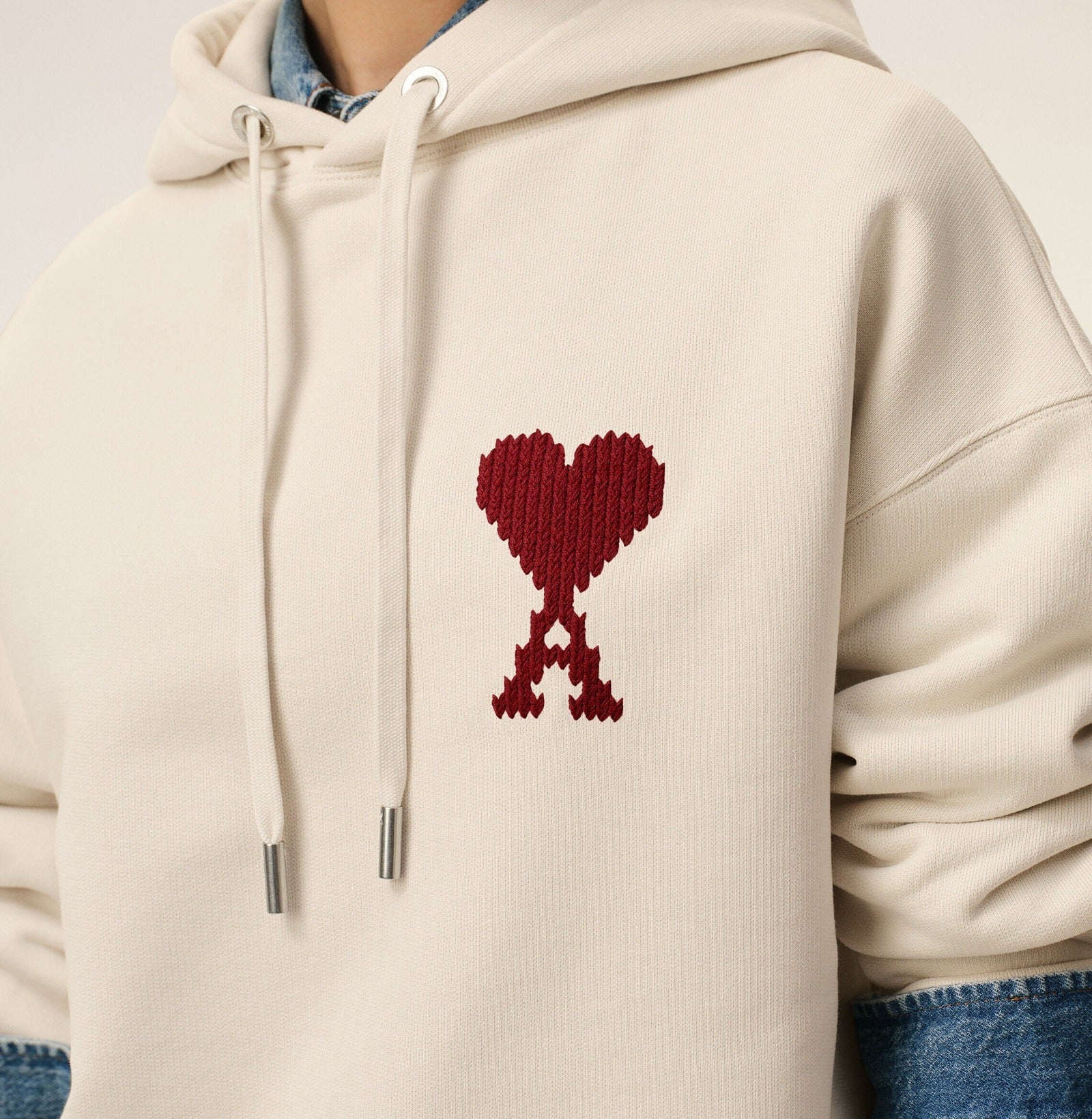 Hoodie Ami De Coeur Blanc – Ami Paris